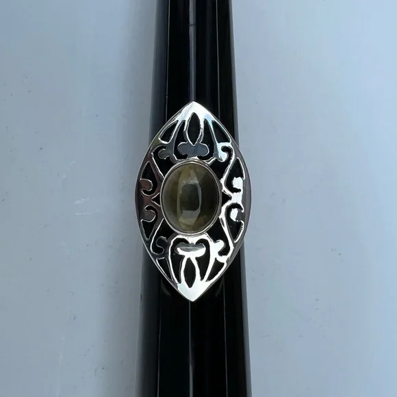 Artisan Crafted Sterling Silver Citrine Ring - Picture 1 of 9